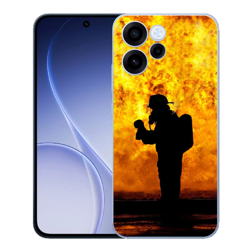 Gélový kryt mmCase na Oppo Reno 15 FS 5G - hasič