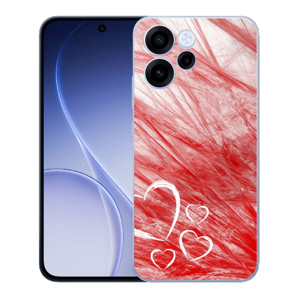 Gélový kryt mmCase na Oppo Reno 15 FS 5G - heart