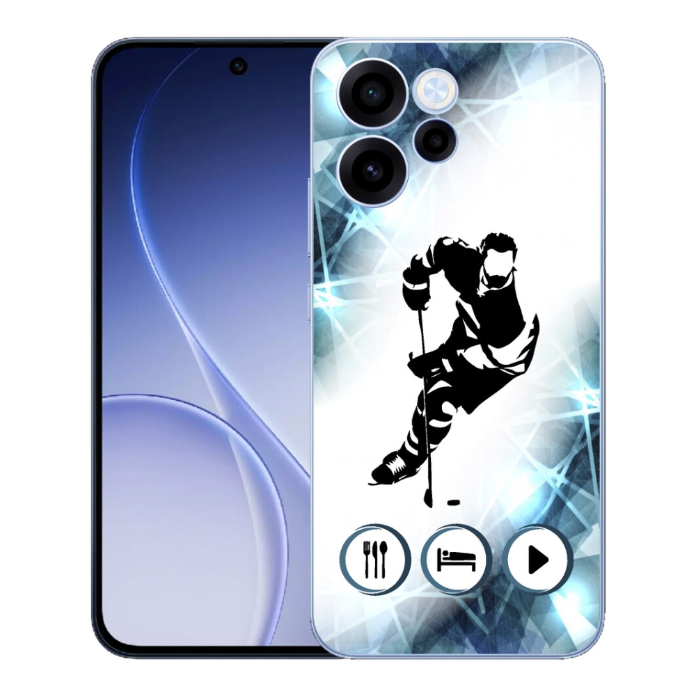 Gélový kryt mmCase na Oppo Reno 15 FS 5G - hokej 1
