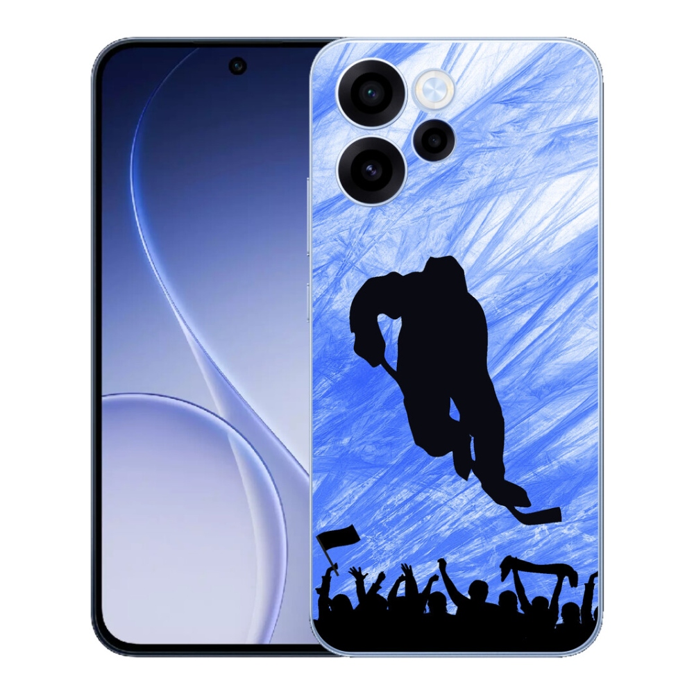 Gélový kryt mmCase na Oppo Reno 15 FS 5G - hokejový hráč