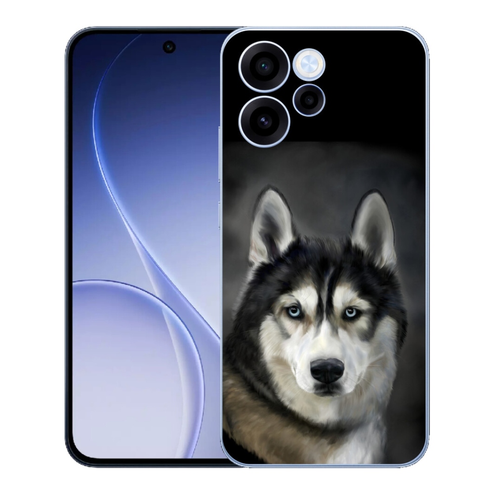 Gélový kryt mmCase na Oppo Reno 15 FS 5G - husky