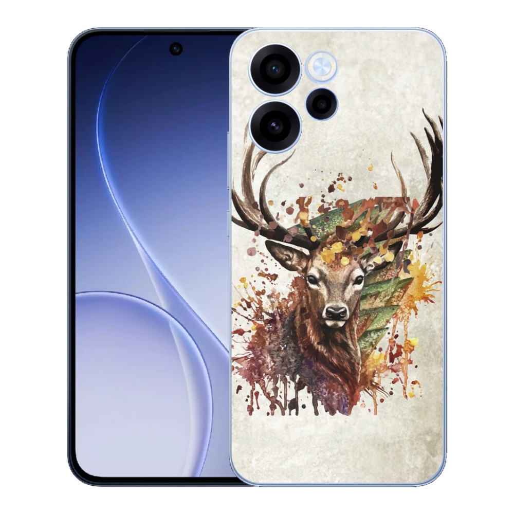 Gélový kryt mmCase na Oppo Reno 15 FS 5G - jeleň 1