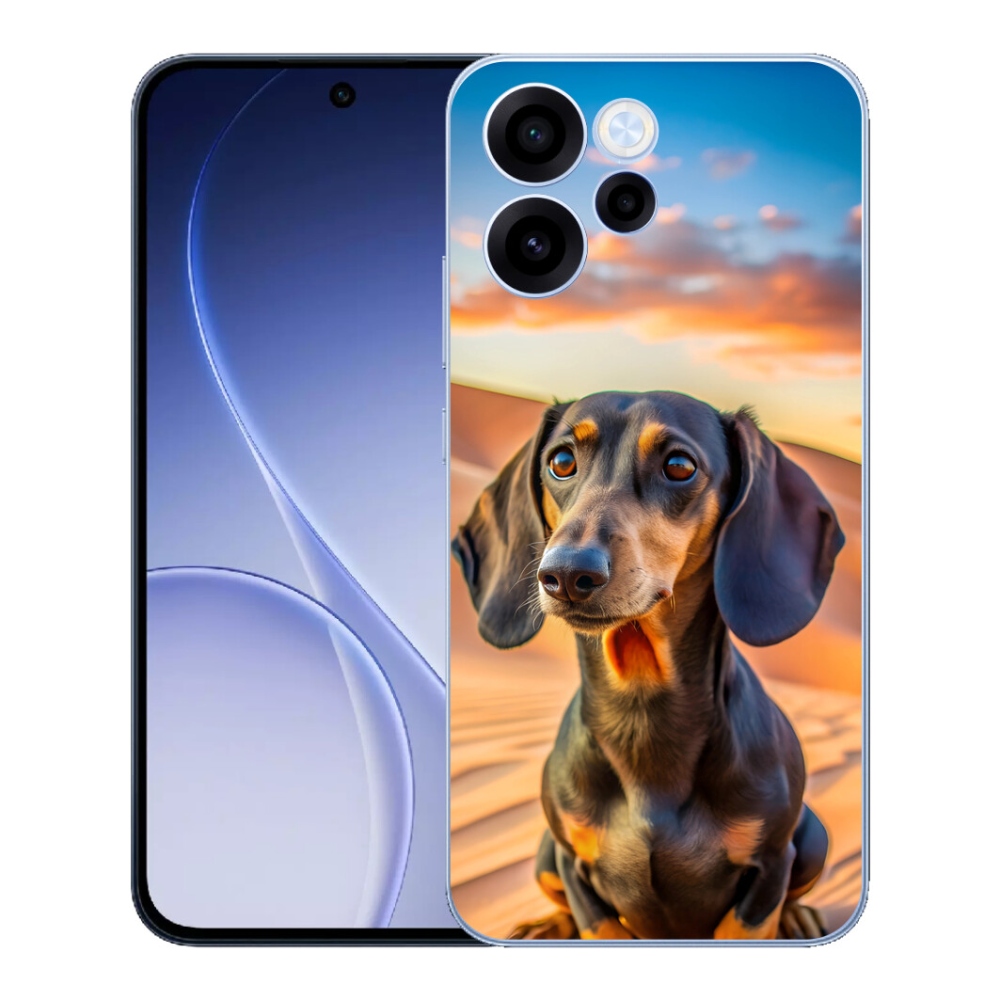 Gélový kryt mmCase na Oppo Reno 15 FS 5G - jazvečík 3