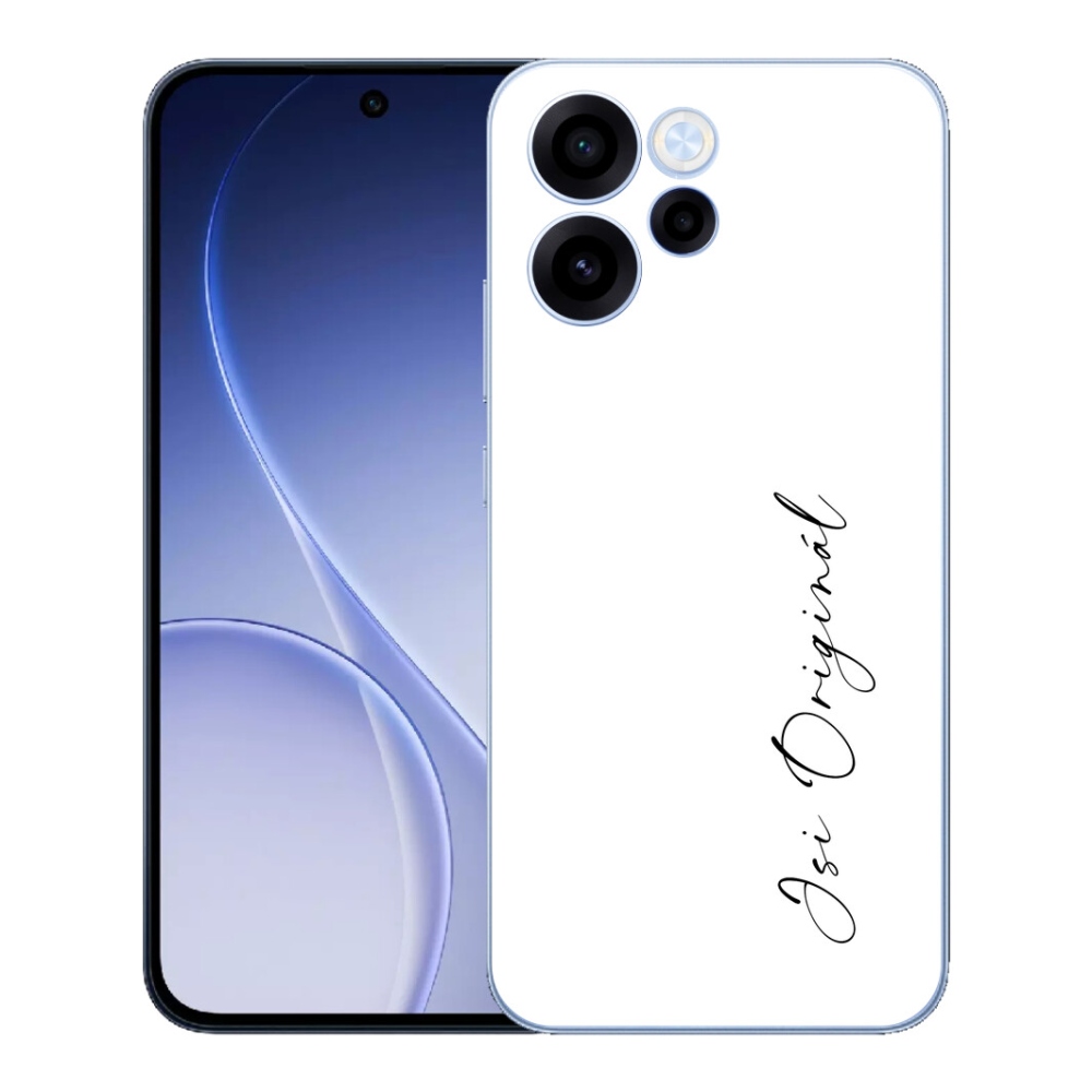 Gélový kryt mmCase na Oppo Reno 15 FS 5G - si originál biele pozadie