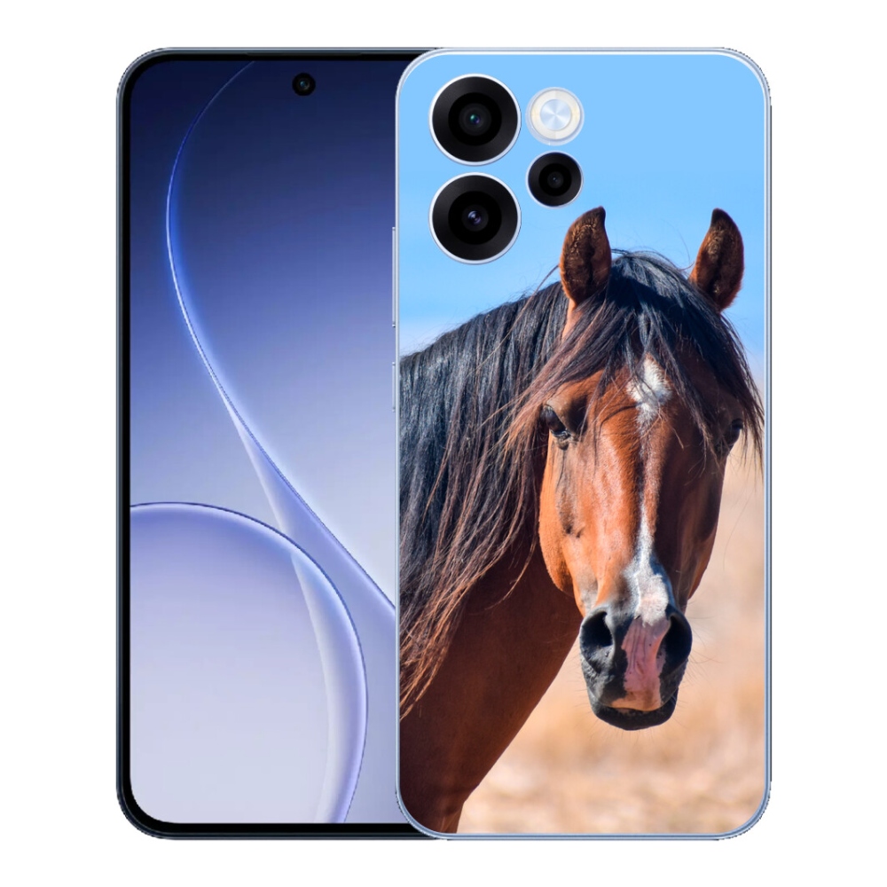 Gélový kryt mmCase na Oppo Reno 15 FS 5G - pokojný kôň