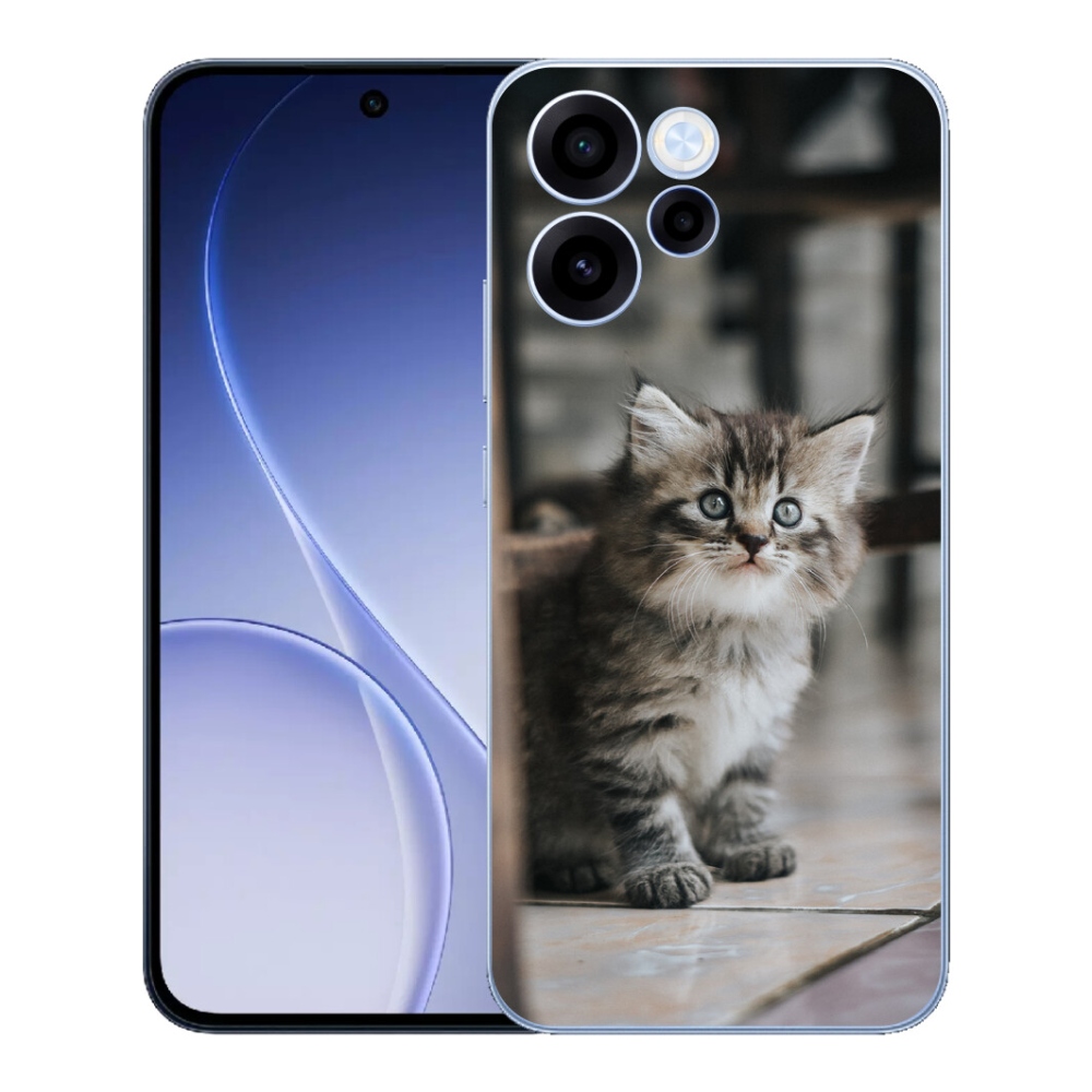 Gélový kryt mmCase na Oppo Reno 15 FS 5G - mačiatko