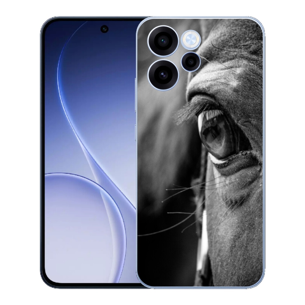 Gélový kryt mmCase na Oppo Reno 15 FS 5G - konský pohľad