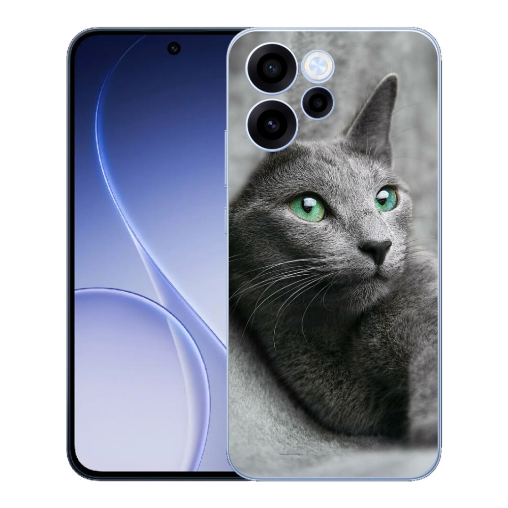 Gélový kryt mmCase na Oppo Reno 15 FS 5G - mačka 2