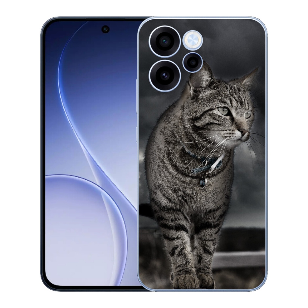 Gélový kryt mmCase na Oppo Reno 15 FS 5G - mačka