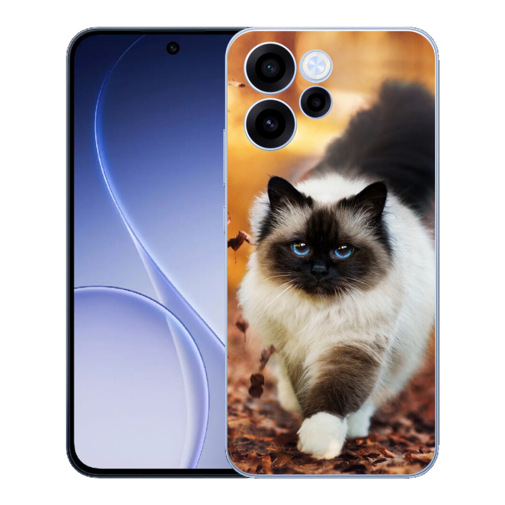 Gélový kryt mmCase na Oppo Reno 15 FS 5G - mačka