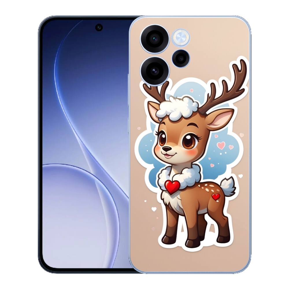 Gélový kryt mmCase na Oppo Reno 15 FS 5G - kreslený sob