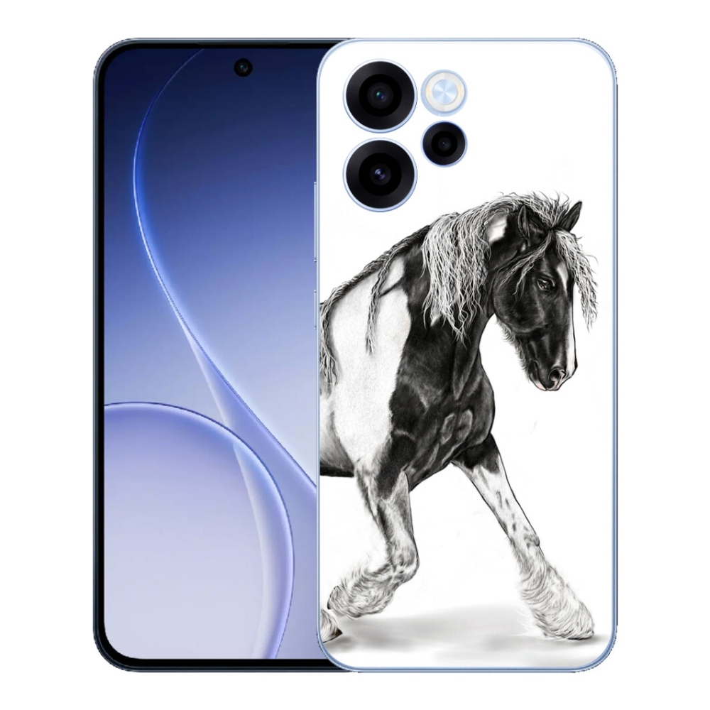 Gélový kryt mmCase na Oppo Reno 15 FS 5G - kôň