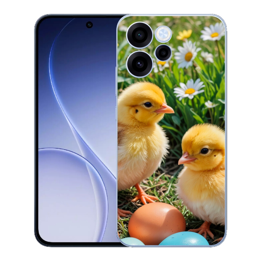 Gélový kryt mmCase na Oppo Reno 15 FS 5G - kuriatka