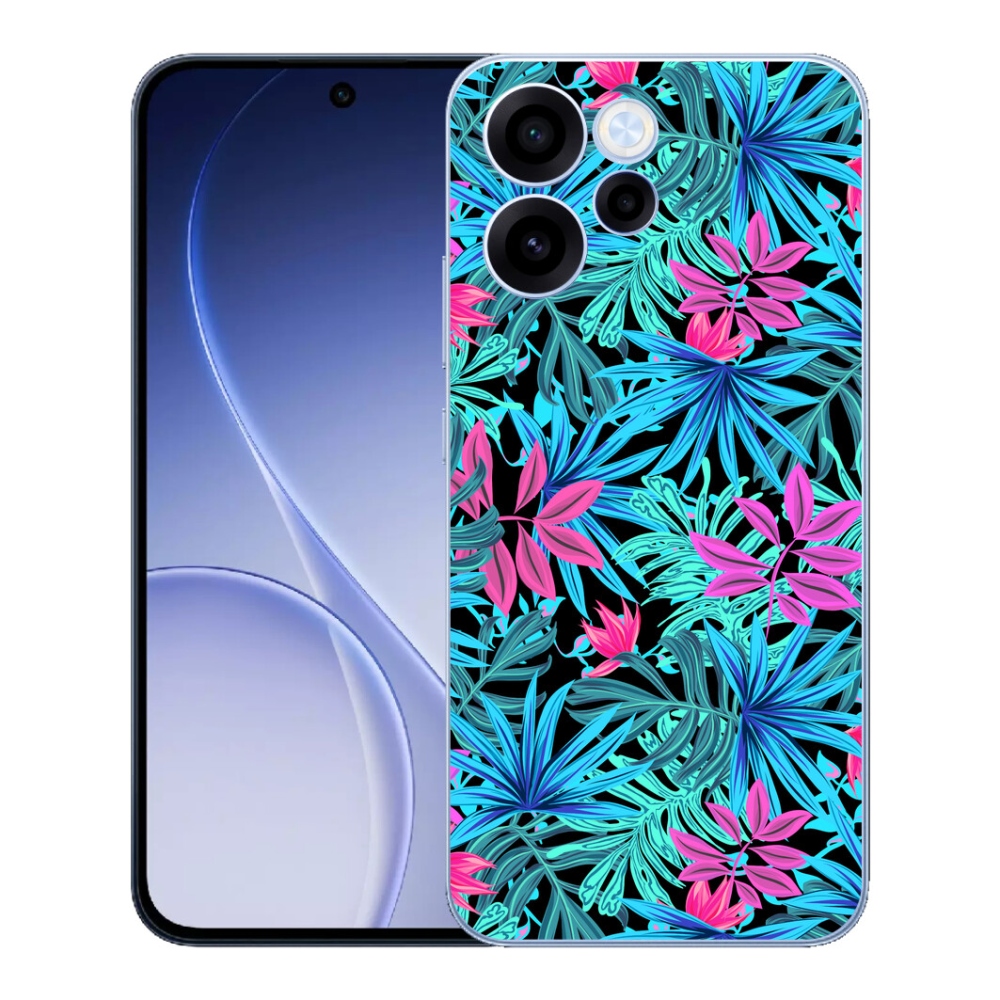 Gélový kryt mmCase na Oppo Reno 15 FS 5G - kvety 3