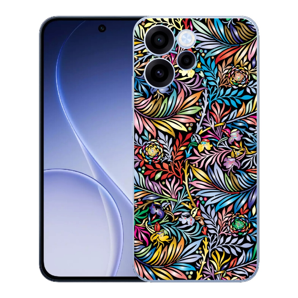 Gélový kryt mmCase na Oppo Reno 15 FS 5G - kvety 5