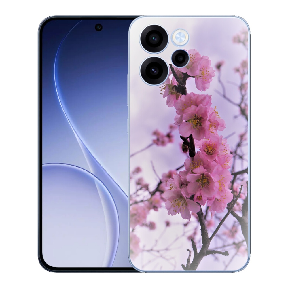 Gélový kryt mmCase na Oppo Reno 15 FS 5G - kvety 7