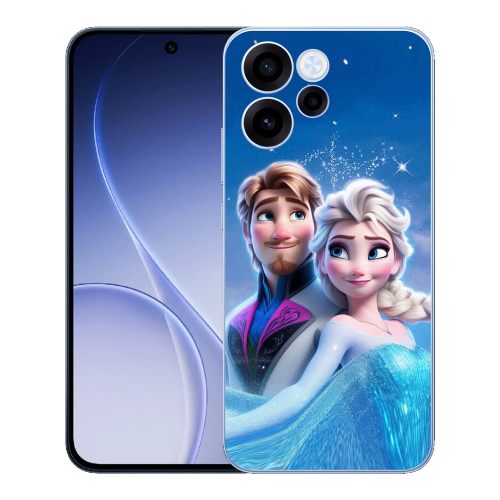 Gélový kryt mmCase na Oppo Reno 15 FS 5G - ľadové kráľovstvo 1