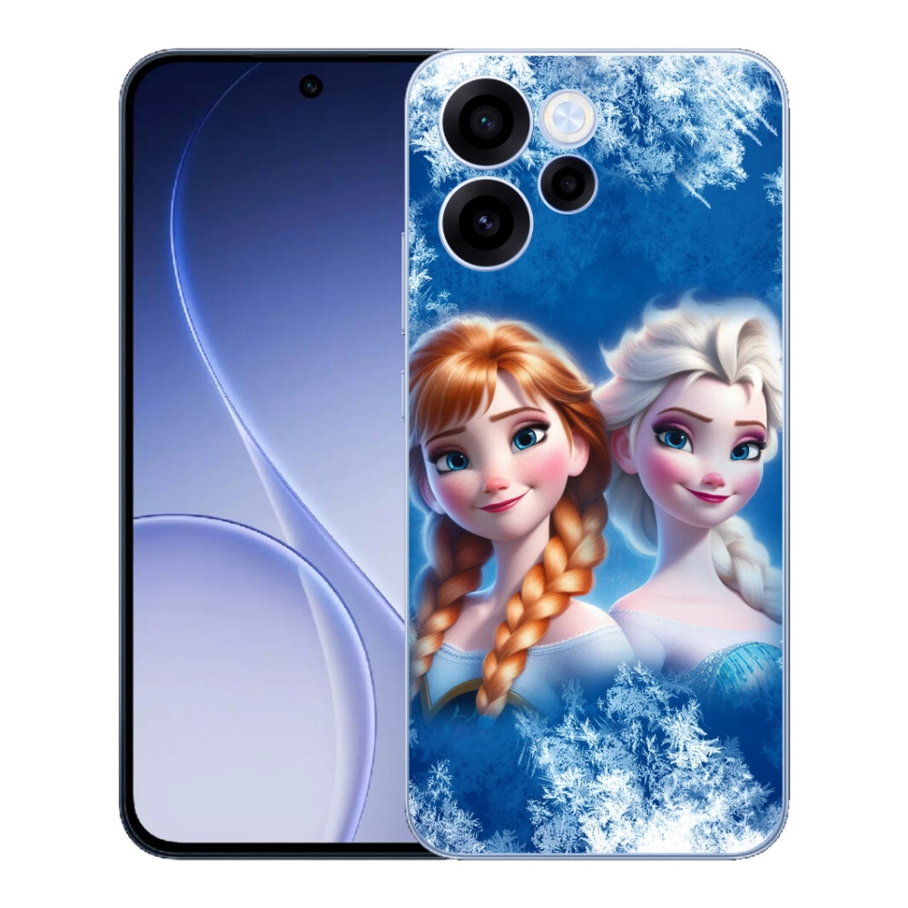Gélový kryt mmCase na Oppo Reno 15 FS 5G - ľadové kráľovstvo 2