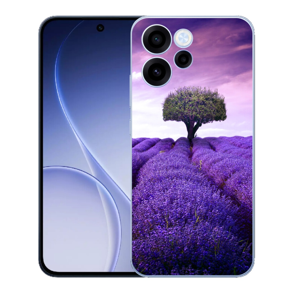 Gélový kryt mmCase na Oppo Reno 15 FS 5G - levanduľová lúka