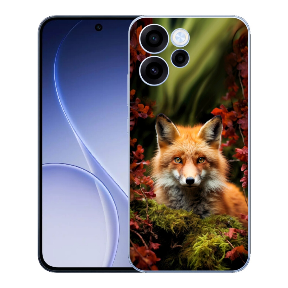 Gélový kryt mmCase na Oppo Reno 15 FS 5G - líška v lese