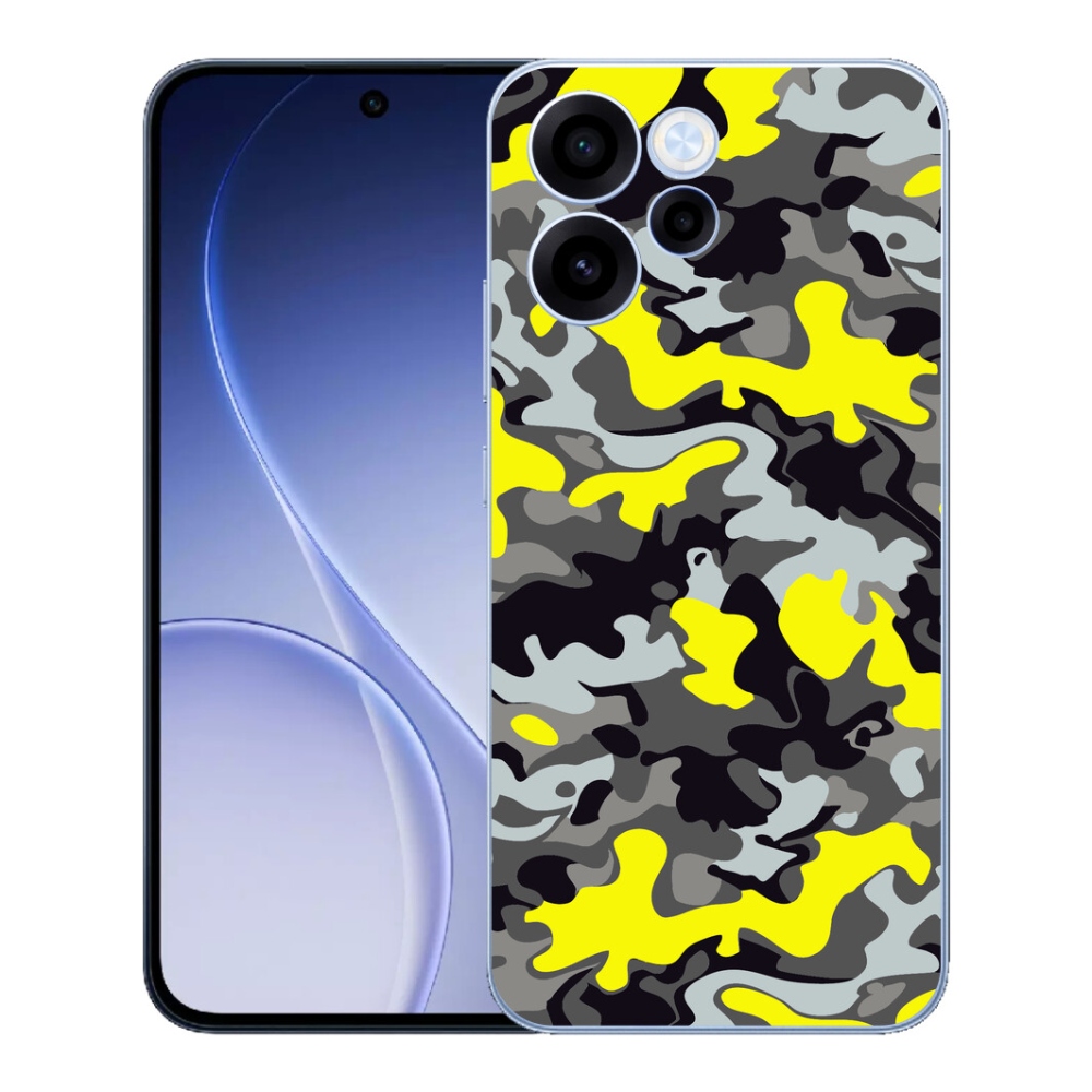 Gélový kryt mmCase na Oppo Reno 15 FS 5G - maskáčový vzor 6