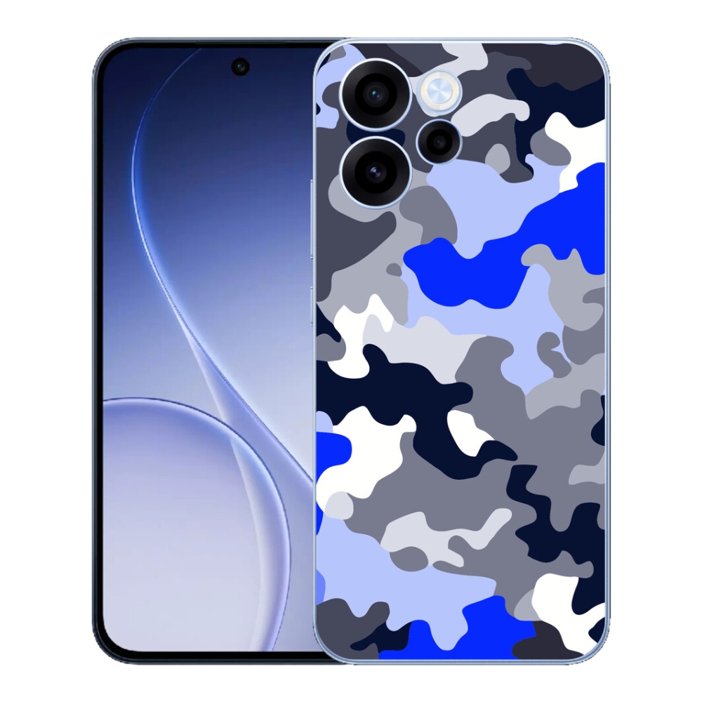 Gélový kryt mmCase na Oppo Reno 15 FS 5G - maskáčový vzor 8