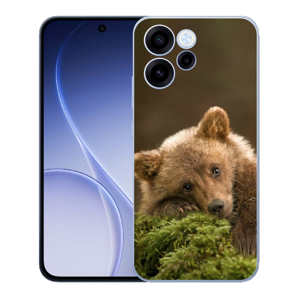 Gélový kryt mmCase na Oppo Reno 15 FS 5G - medveď