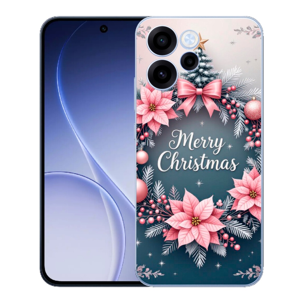 Gélový kryt mmCase na Oppo Reno 15 FS 5G - merry christmas