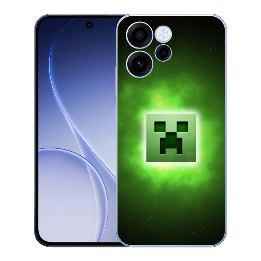 Gélový kryt mmCase na Oppo Reno 15 FS 5G - minecraft