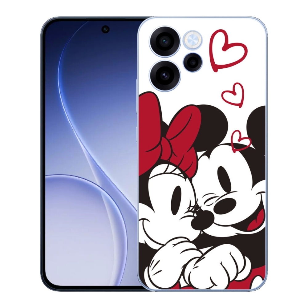 Gélový kryt mmCase na Oppo Reno 15 FS 5G - minnie a mickey
