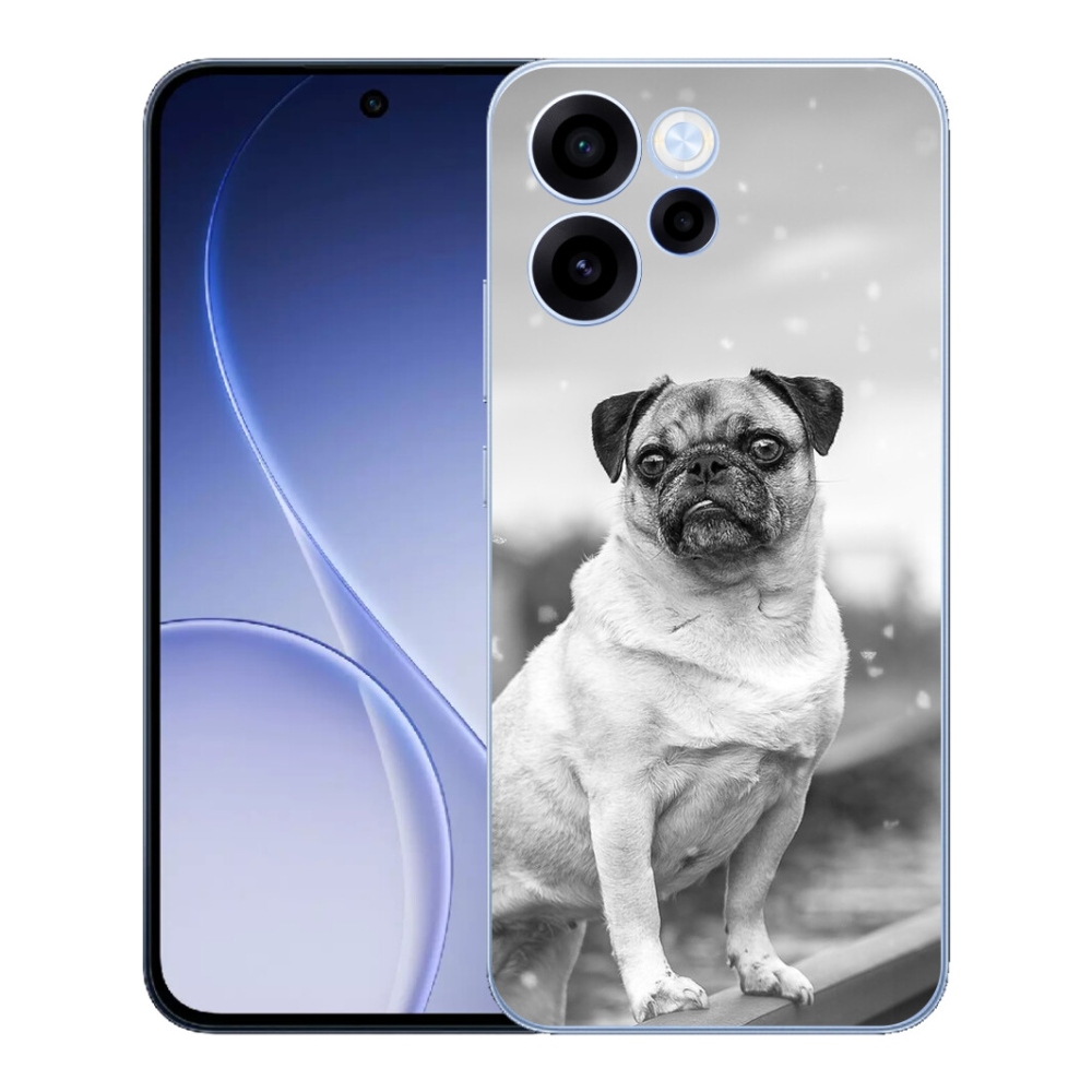 Gélový kryt mmCase na Oppo Reno 15 FS 5G - mops