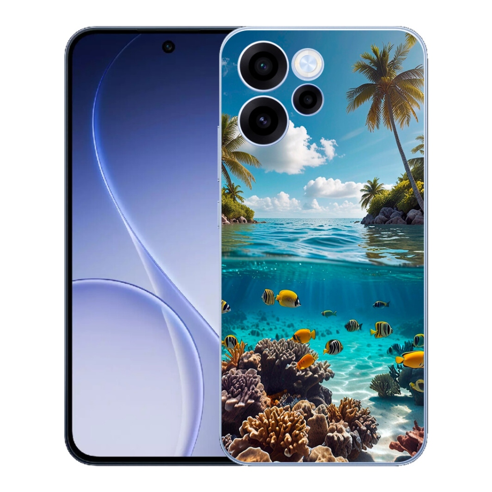 Gélový kryt mmCase na Oppo Reno 15 FS 5G - morský svet 4