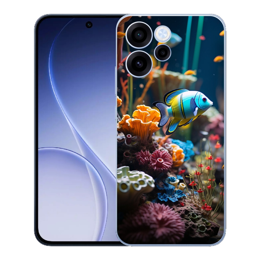 Gélový kryt mmCase na Oppo Reno 15 FS 5G - morský svet 5