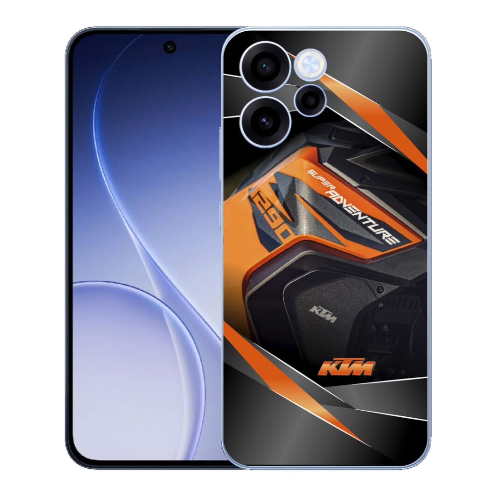 Gélový kryt mmCase na Oppo Reno 15 FS 5G - motorka ktm