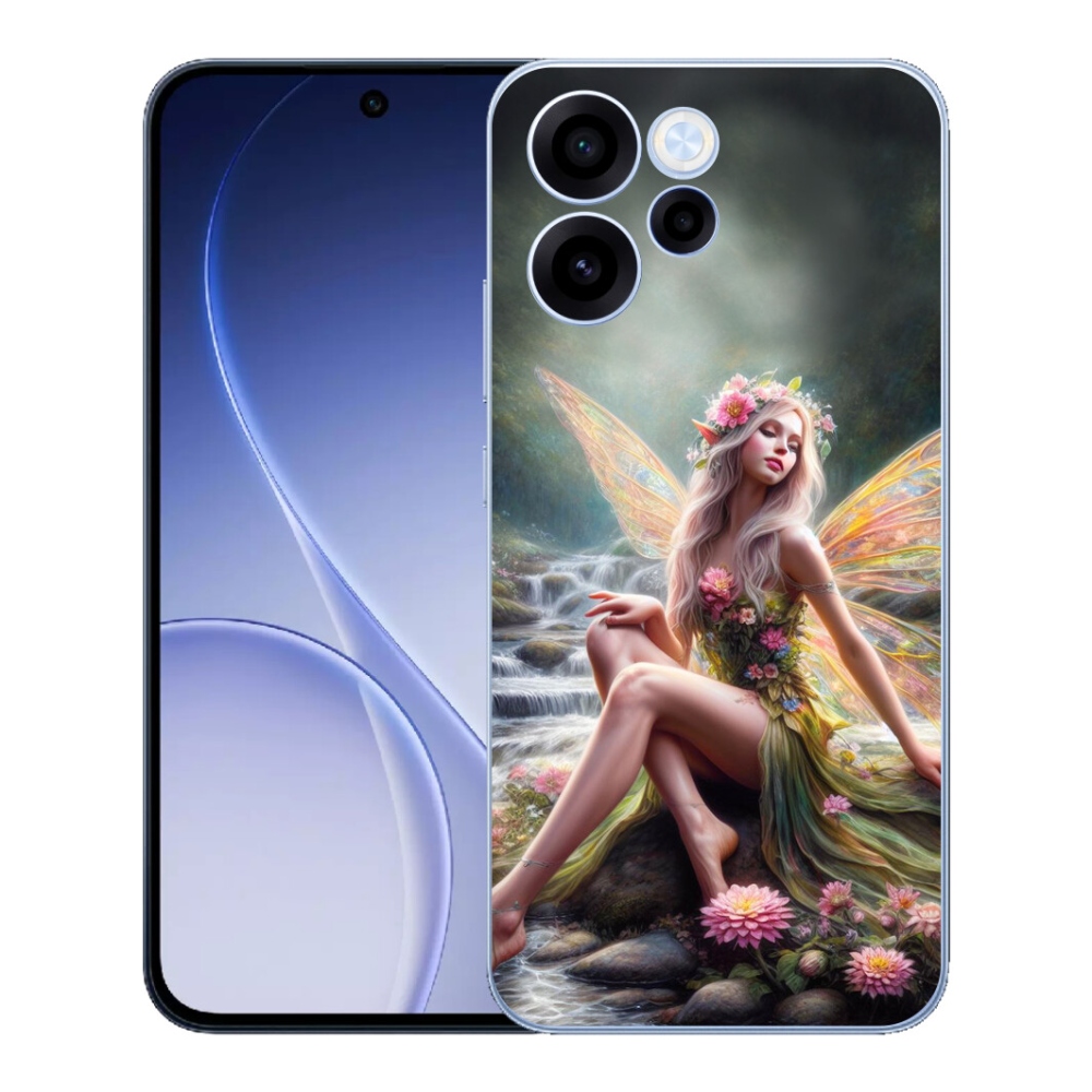 Gélový kryt mmCase na Oppo Reno 15 FS 5G - motýlia žena 1