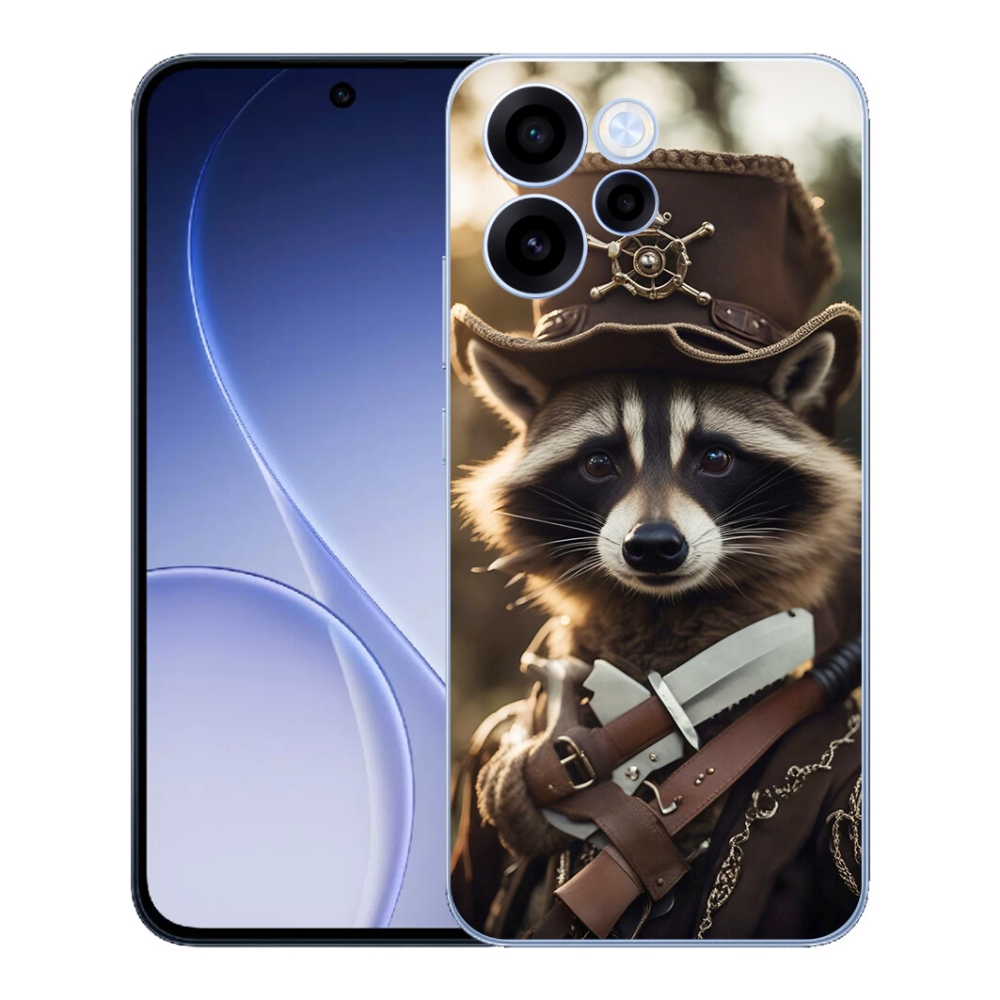 Gélový kryt mmCase na Oppo Reno 15 FS 5G - mýval v uniforme