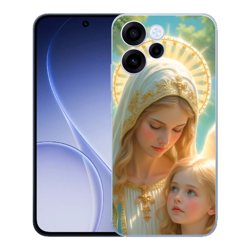 Gélový kryt mmCase na Oppo Reno 15 FS 5G - náboženský motív 2