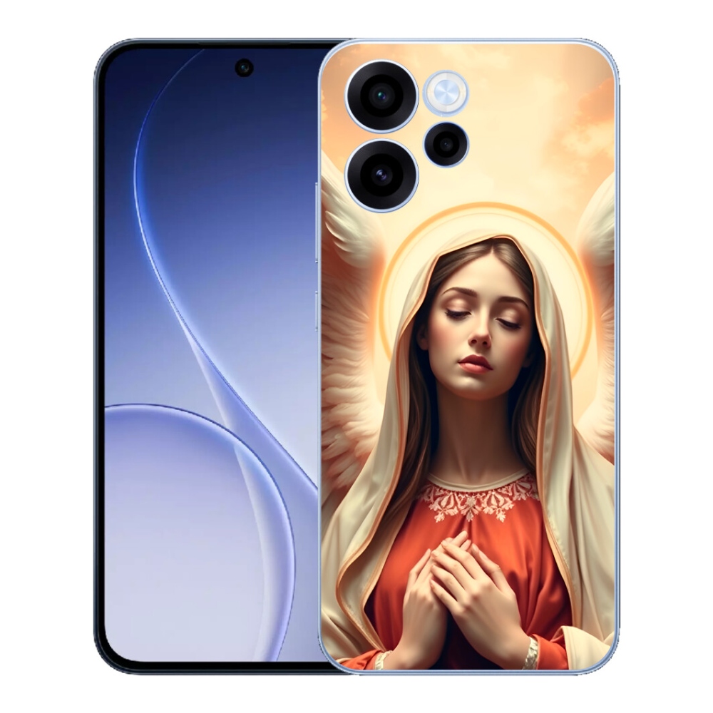 Gélový kryt mmCase na Oppo Reno 15 FS 5G - náboženský motív