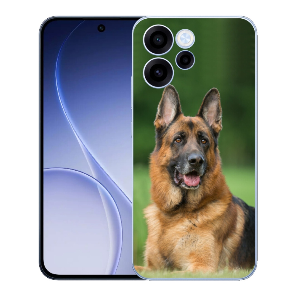 Gélový kryt mmCase na Oppo Reno 15 FS 5G - nemecký ovčiak