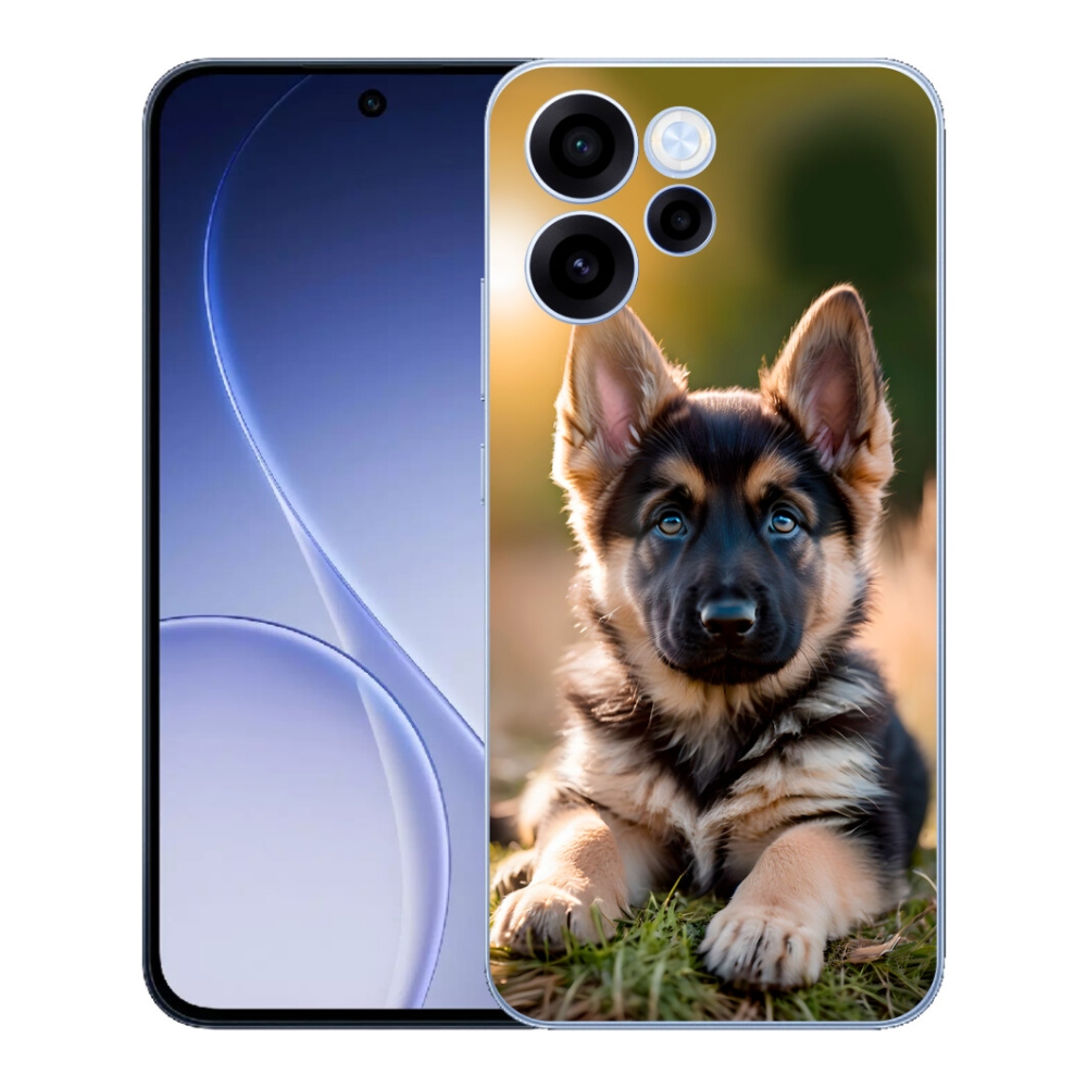Gélový kryt mmCase na Oppo Reno 15 FS 5G - nemecký ovčiak v prírode