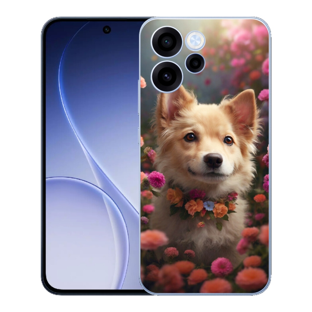 Gélový kryt mmCase na Oppo Reno 15 FS 5G - nemecký špic