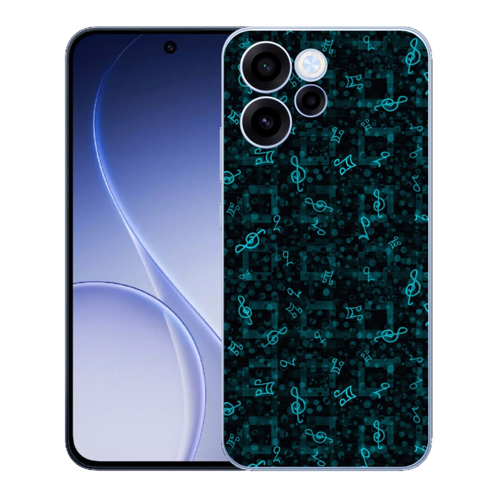 Gélový kryt mmCase na Oppo Reno 15 FS 5G - noty 1