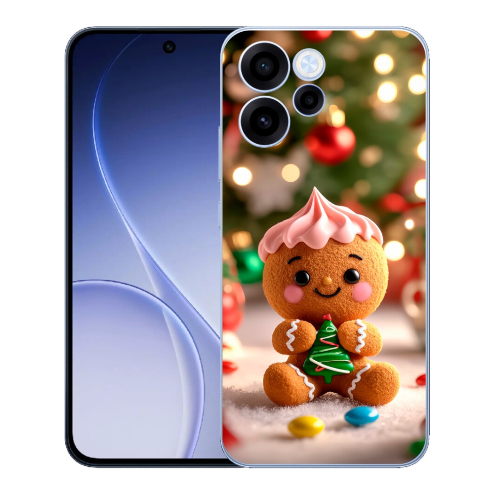 Gélový kryt mmCase na Oppo Reno 15 FS 5G - perníček