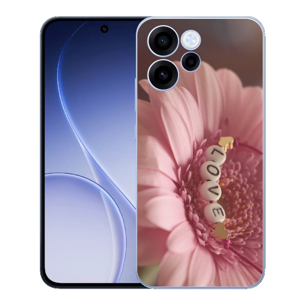 Gélový kryt mmCase na Oppo Reno 15 FS 5G - prívesok love