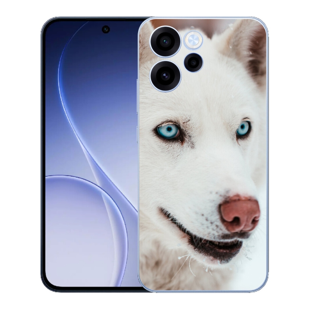 Gélový kryt mmCase na Oppo Reno 15 FS 5G - psí pohľad