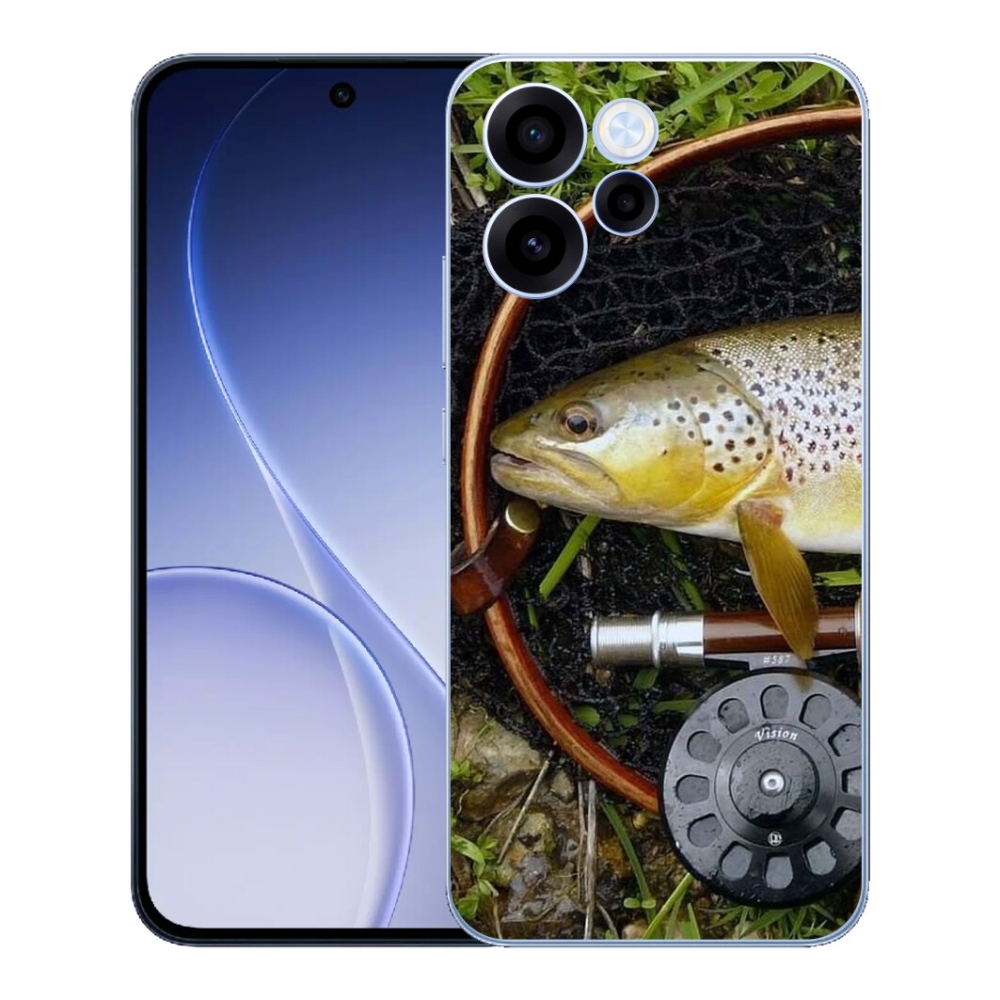 Gélový kryt mmCase na Oppo Reno 15 FS 5G - pstruh 2