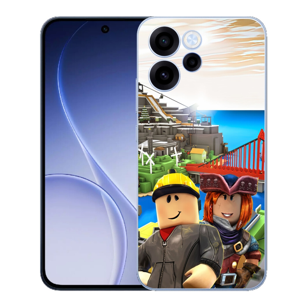 Gélový kryt mmCase na Oppo Reno 15 FS 5G - roblox 1