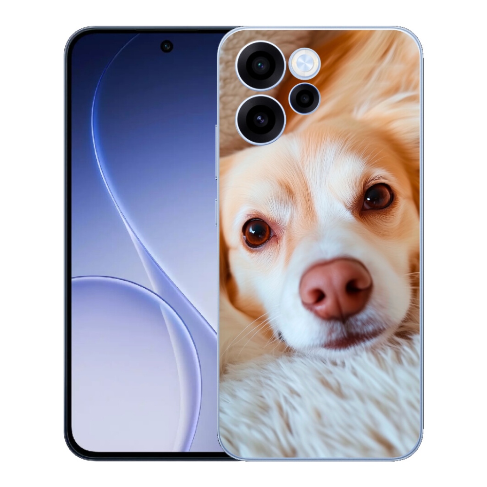 Gélový kryt mmCase na Oppo Reno 15 FS 5G - Roztomilá čivava