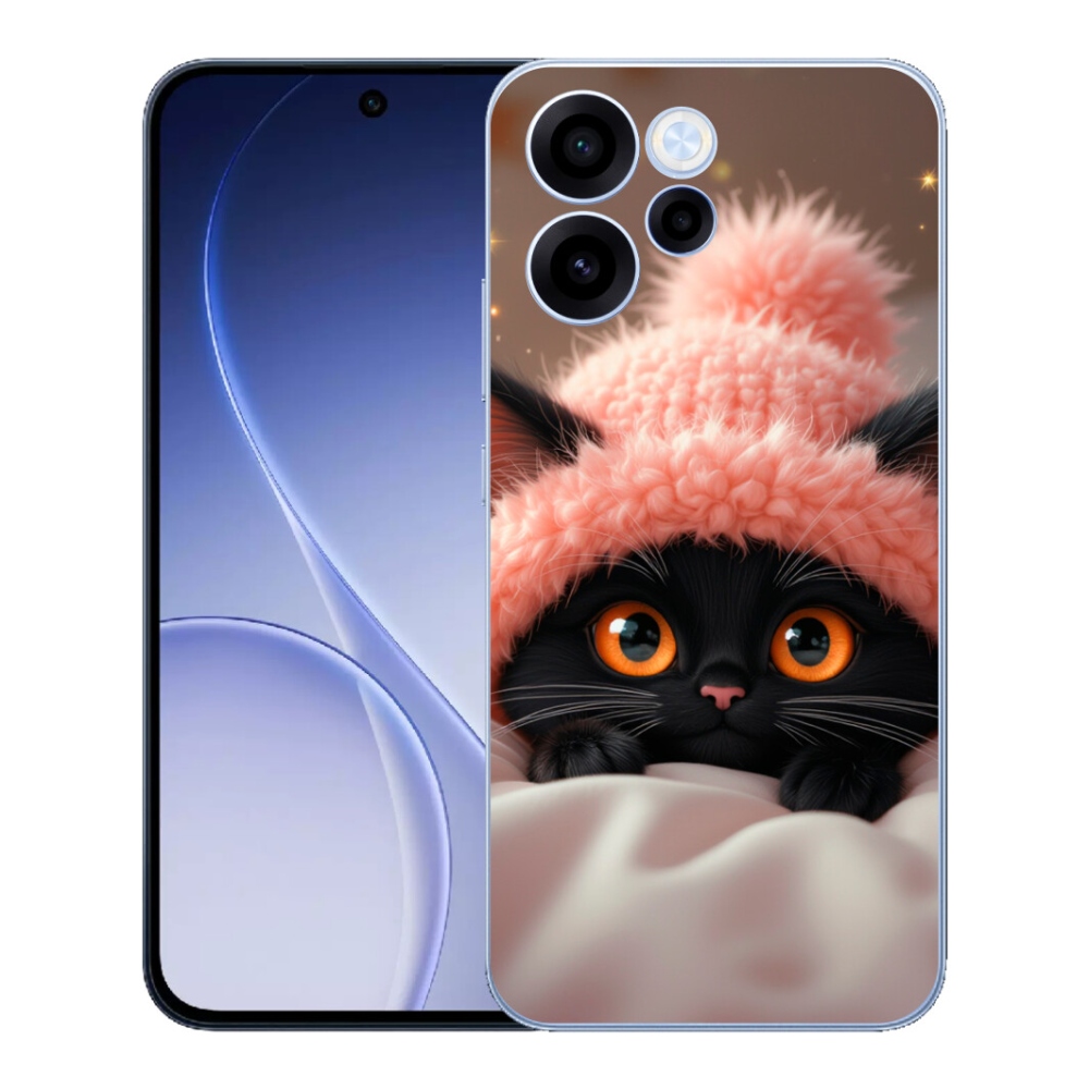 Gélový kryt mmCase na Oppo Reno 15 FS 5G - roztomilé mačiatko 7