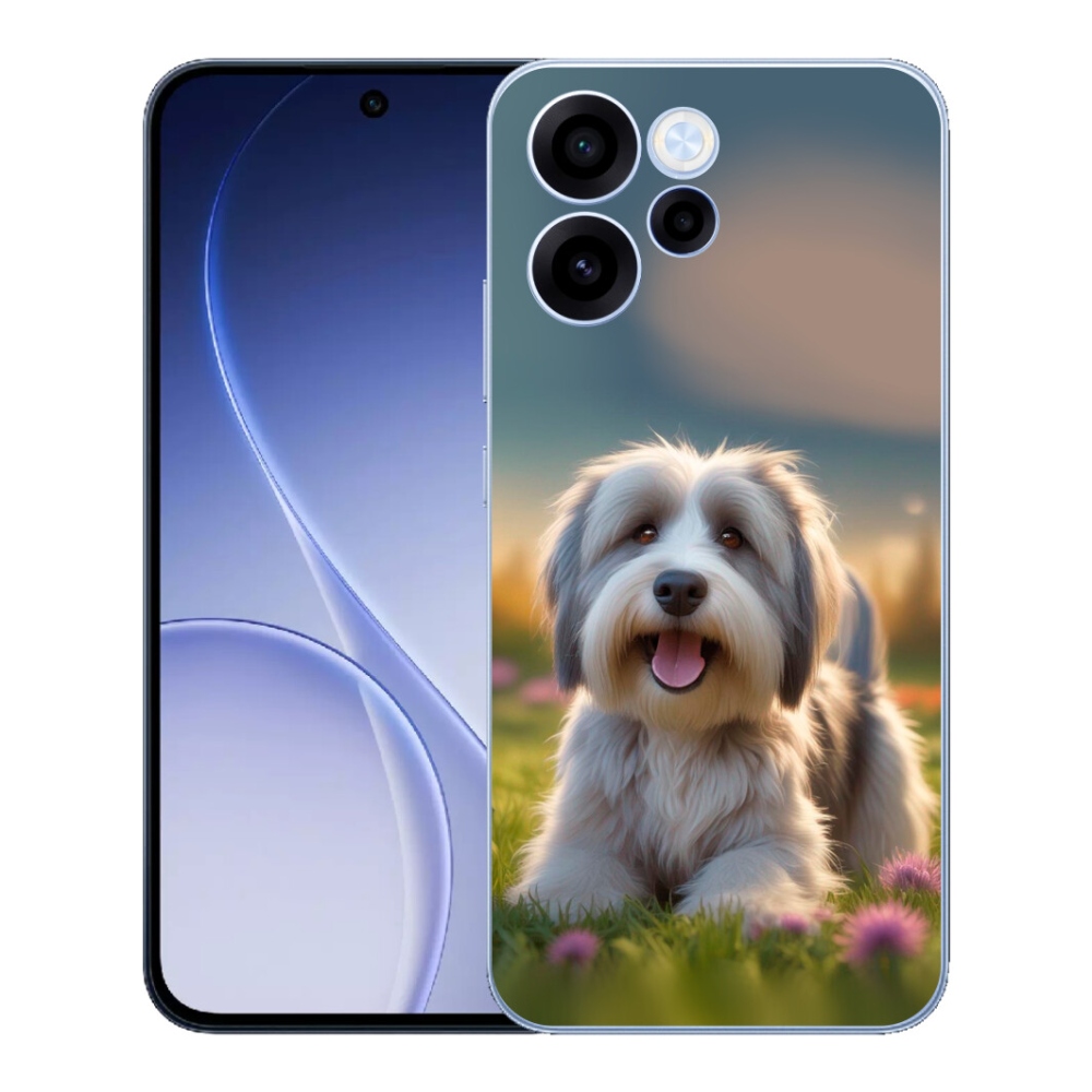 Gélový kryt mmCase na Oppo Reno 15 FS 5G - roztomilý havanský psík